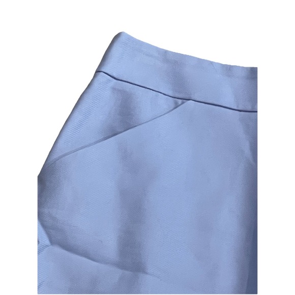 J.Crew Linen Blend Pencil Skirt Women's Size 8 Light Blue Career Office EUC - Picture 2 of 9